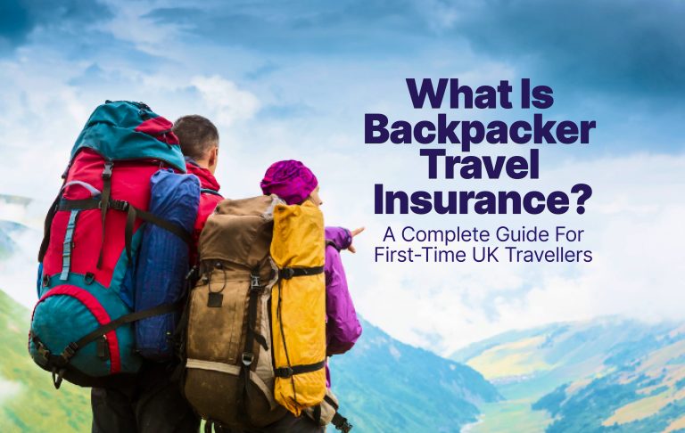 Backpackers with rucksacks exploring scenic travel destinations