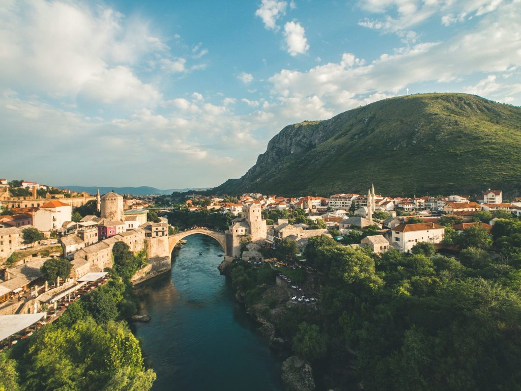 Cheapest European countries to visit - Mostar, Bosnia and Herzegovin